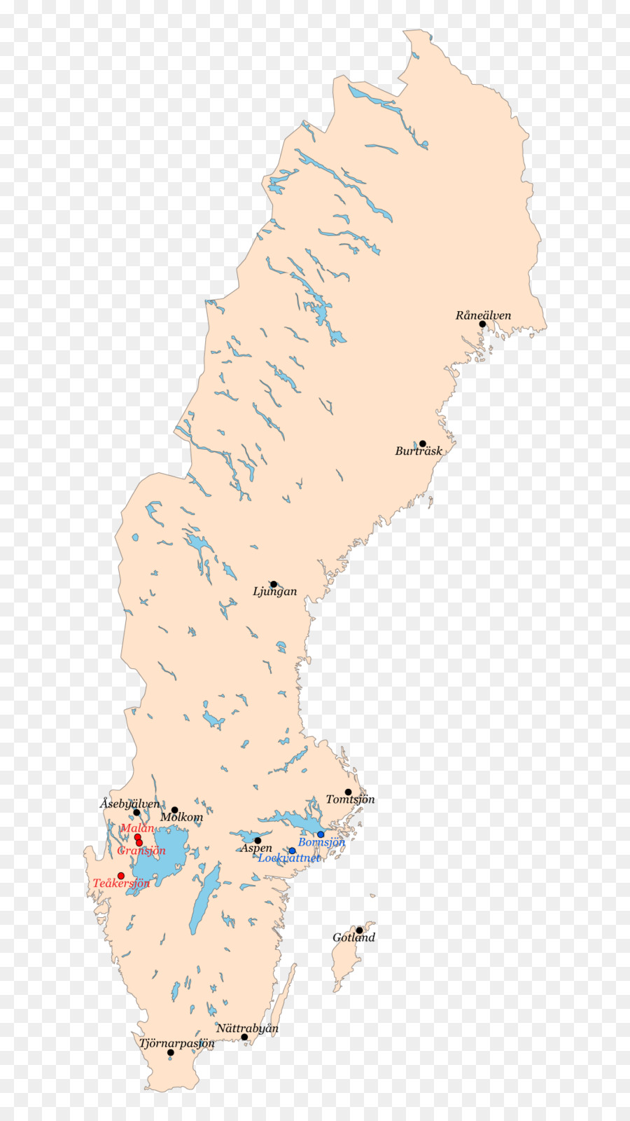 Mappa Ecoregione Tubercolosi - mappa