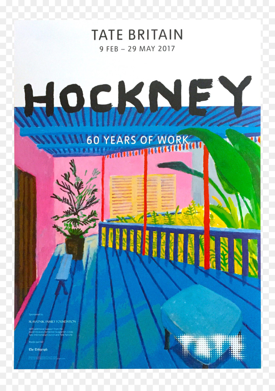 Tate Britain David Hockney: Plakatkunst A Bigger Splash Hockney Poster - Malerei