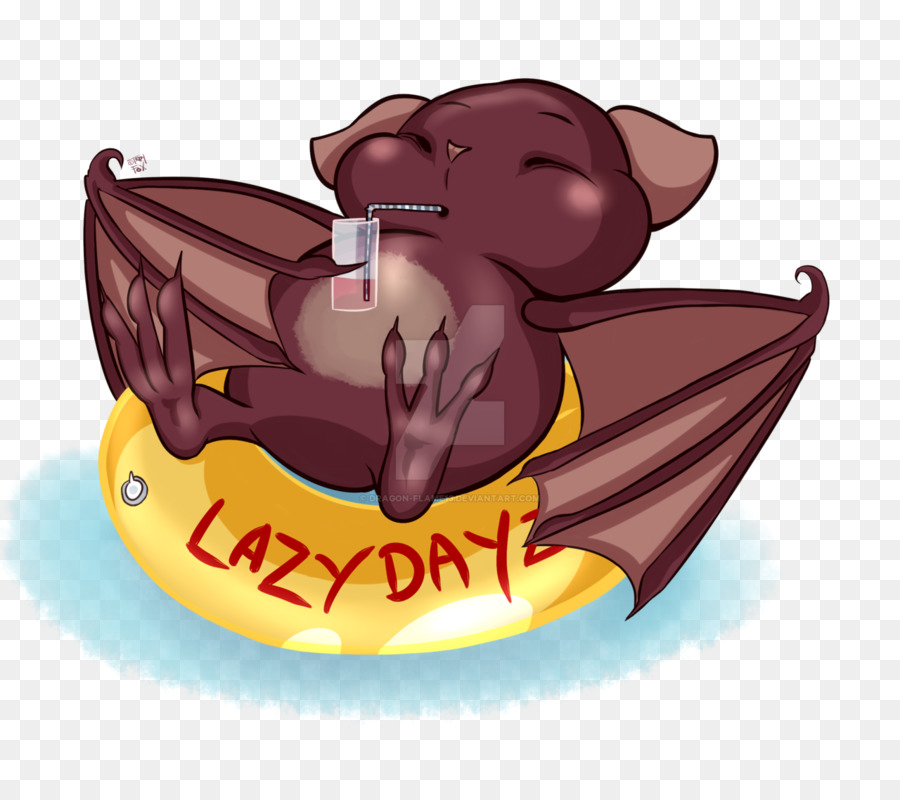 Il cibo Animale, creatura Leggendaria Clip art - pipistrello assonnato
