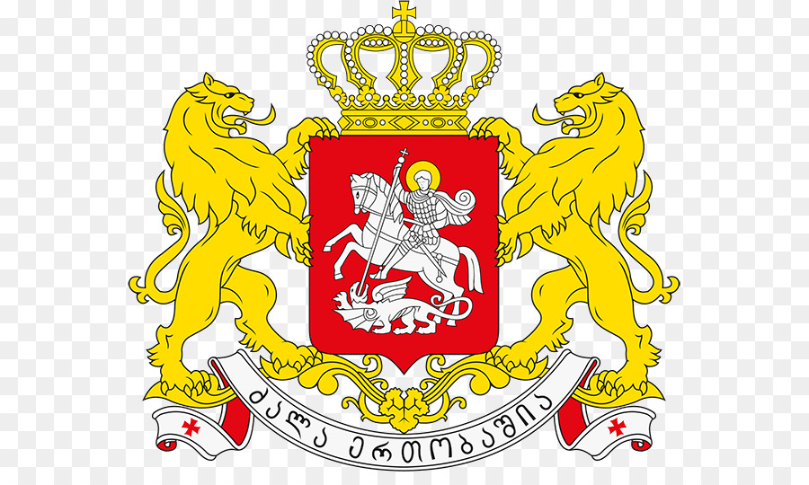 Demokratische Republik Georgien, Wappen Georgiens, Wappen von Finnland - Georgie