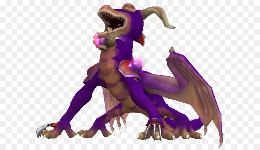 Dragon Organismus Dämon, Animierten cartoon, der Spyro - Drachen