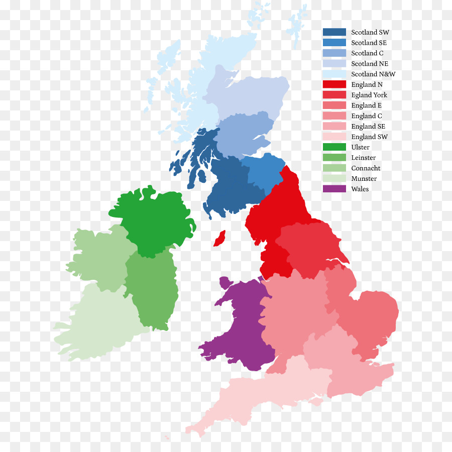 Isole britanniche Nazionale Sprinkler Mappa del DNA Aplogruppo - mappa