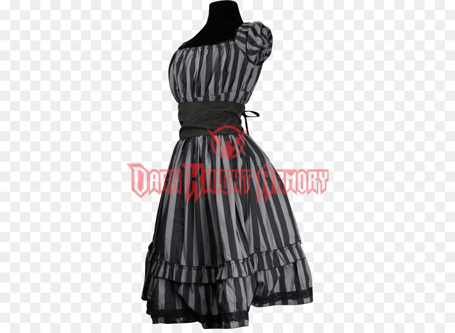 Little black dress Schulter Ärmel Schwarz M - Kleid