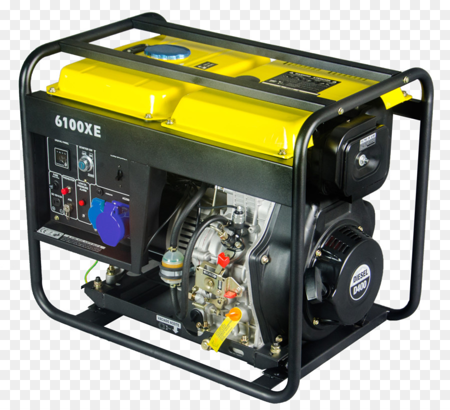 Generatore elettrico Motore-generatore Diesel, generatore Elettrico, motore elettrico monofase potenza - energia