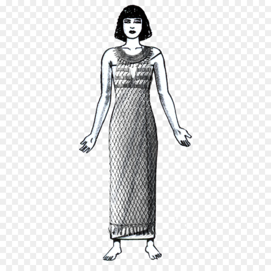 Antico Egitto Antico Regno d'Egitto Costume Abbigliamento Abito - Abito
