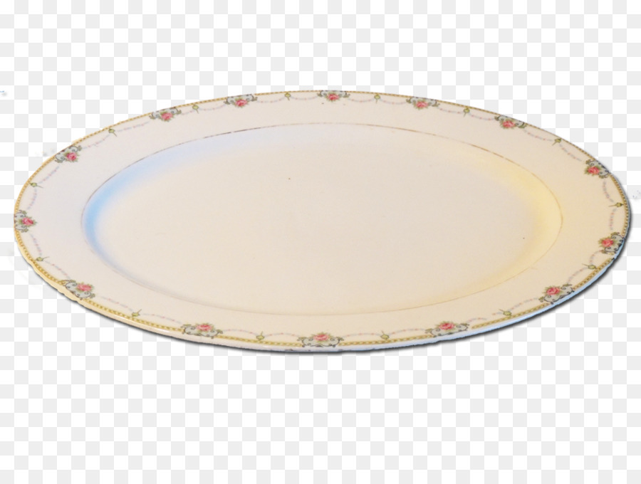 Keramik Servierplatte Teller Oval Geschirr - Platte