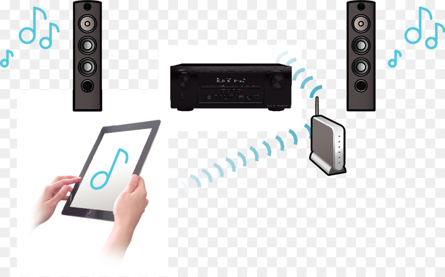 AV receiver Denon Radio receiver Dolby Atmos Audio power amplifier - mp3PRO