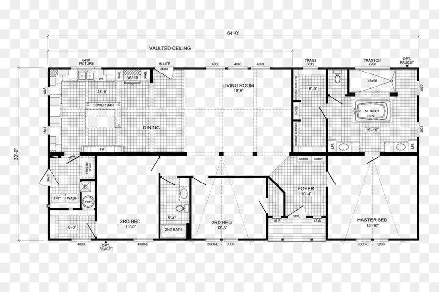 Kế hoạch sàn Nhà Perry Nhà Clayton Nhà Sản xuất nhà - Nhà