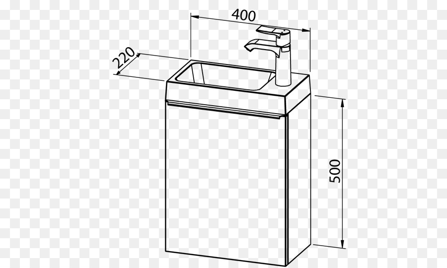 Türgriff Waschbecken-Badezimmer-Möbel-Material - Waschbecken