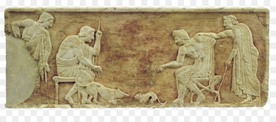 Carta di scultura in Pietra Antica storia Arazzo - museo archeologico nazionale di atene