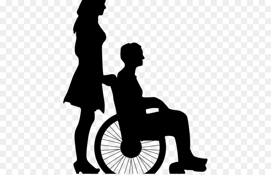 Sedia a rotelle Silhouette Disabilità Clip art - servizi medici dell'aria
