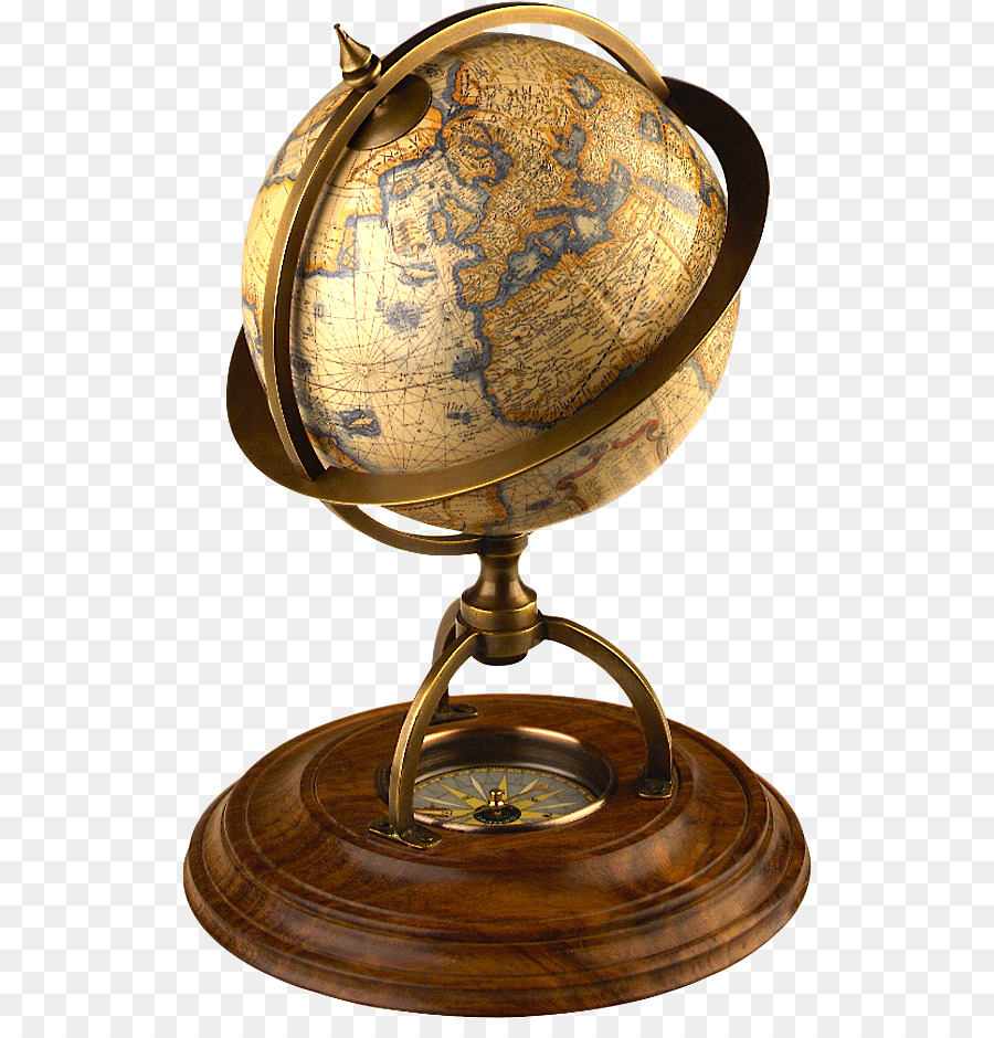 Globe-Alte Welt-Antique Map - Globus