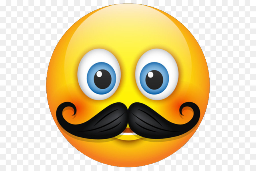 Smiley-Emoticons Emoji-T-shirt Moustache - Smiley