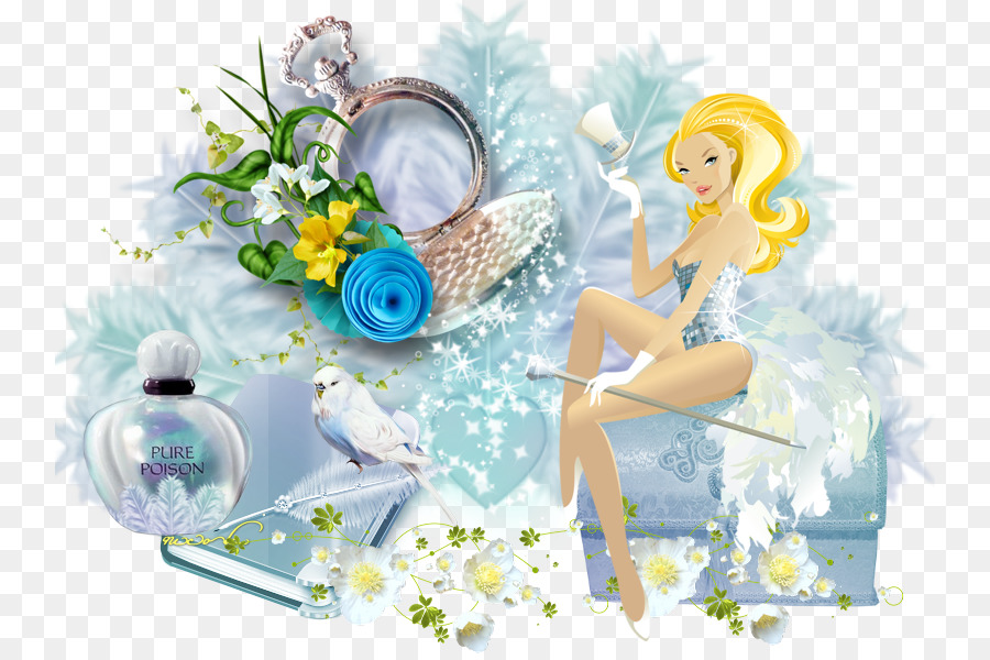 Floral design Geschnitten, Blumen Fee Desktop Wallpaper - fee