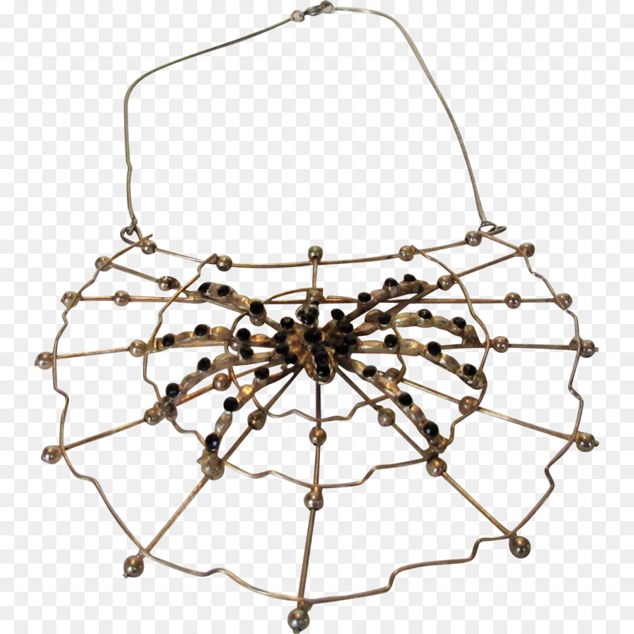 Spinnennetz Halskette Schmuck - Spinne