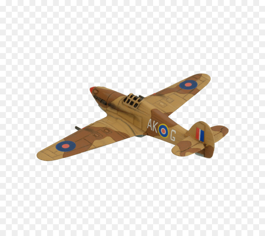 Flug des Flugzeugs Hawker Hurricane Propeller Flammen des Krieges - Flugzeuge