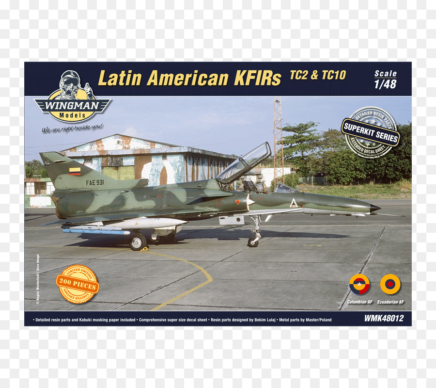 Kampfflugzeuge IAI Kfir Lateinamerika Flugzeug - Flugzeug