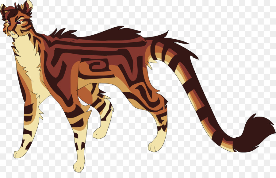 Gatto Tigre Forte i Cuori Sono Obbligatori: Cuore di Vetro Cavallo Animale - gatto