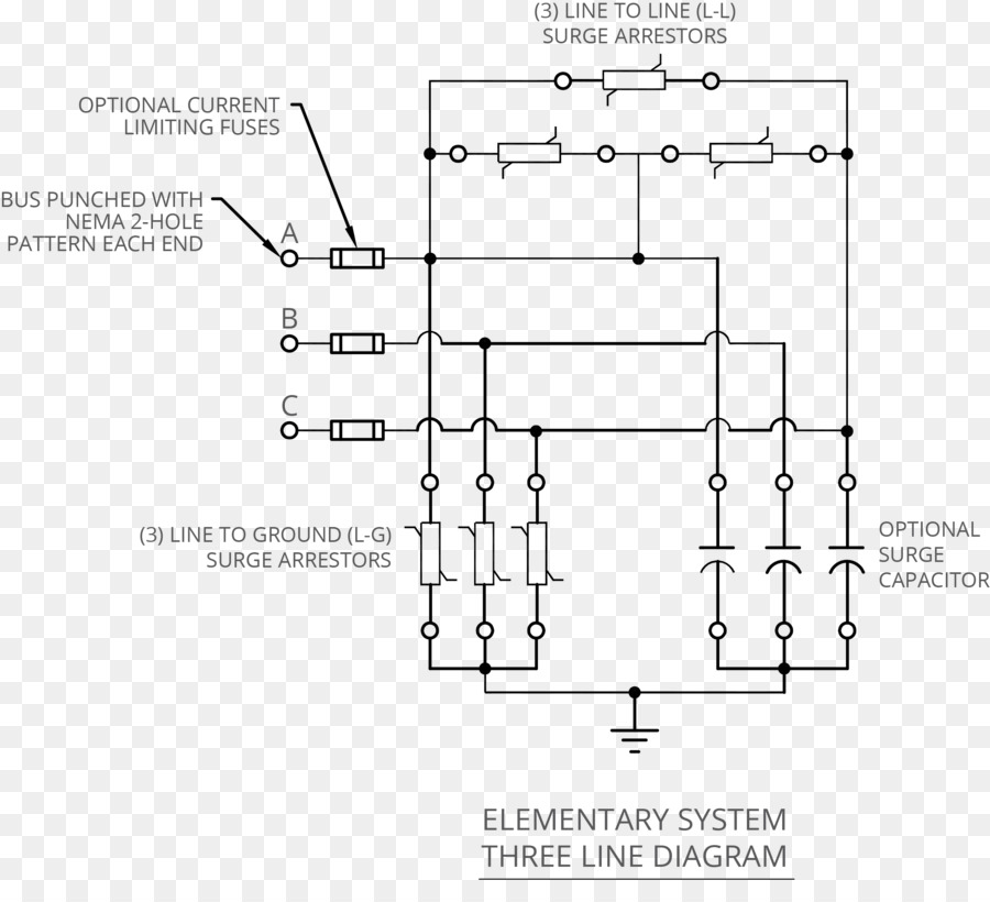 Schaltplan Stromlaufplan Elektrische Drähte & Kabel-Überspannungsschutz - vergänglicher Spannungs Suppressor