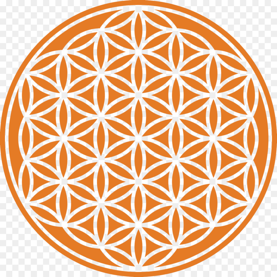 Überlappende Kreise grid Heilige geometrie Kunst-Zeichnung - Design