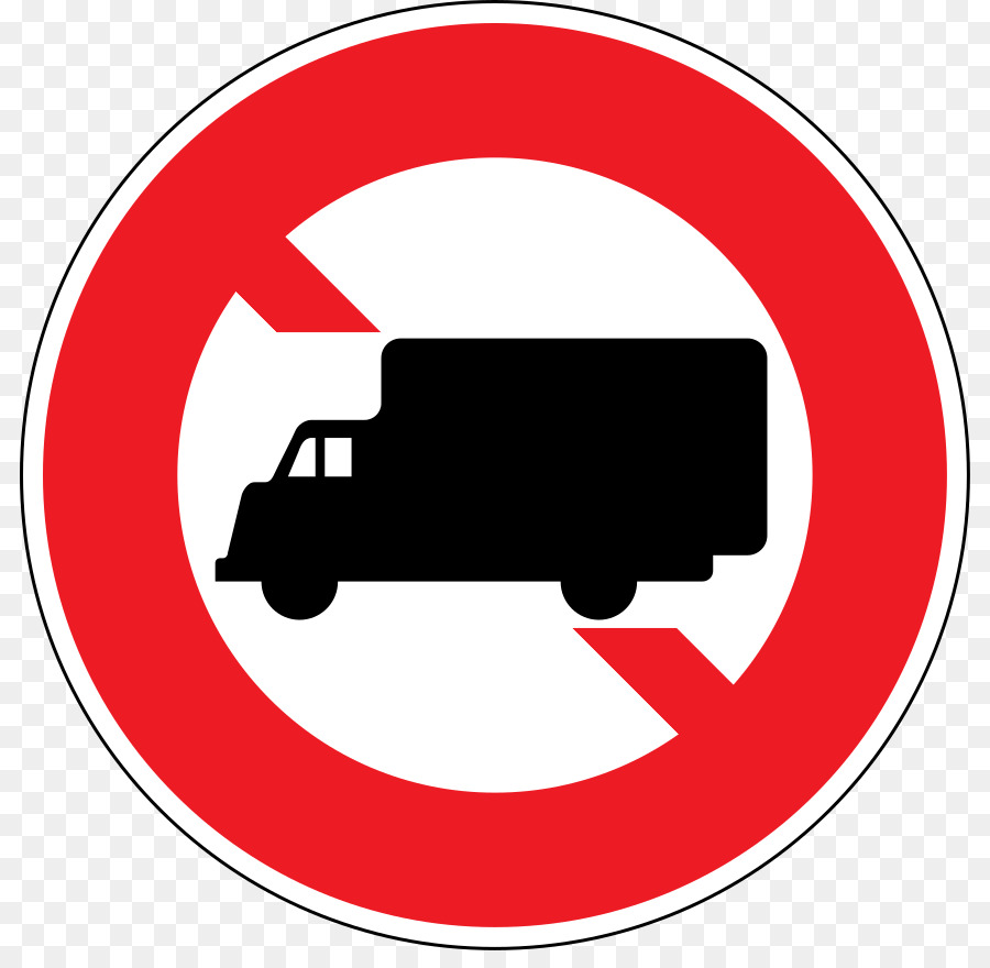 Segno di traffico di Camion su Strada del Veicolo - camion