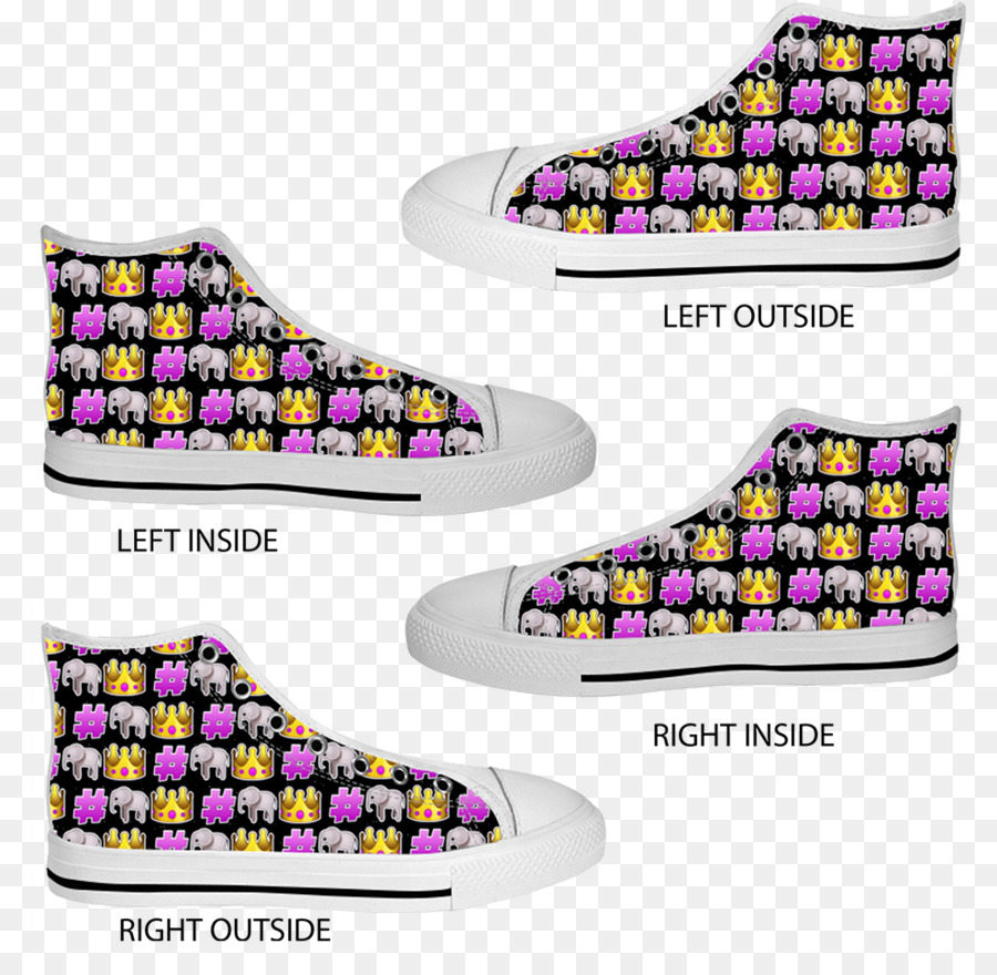 Schuh-High-top-Sneaker Knöchel-Emoji - Alaska Thunderfuck