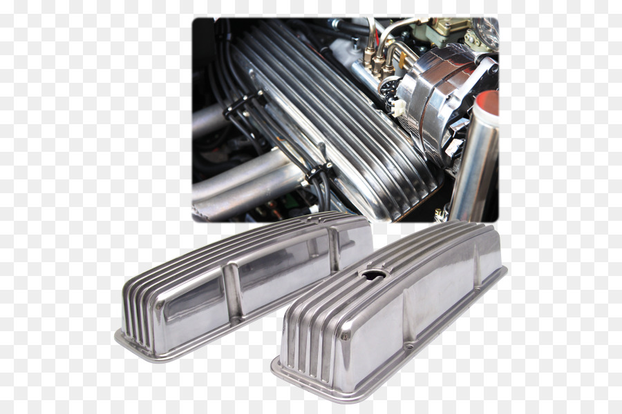 Chevrolet-Rocker-Abdeckung, Aluminium-Vintage-Teile - Kleine Motoren