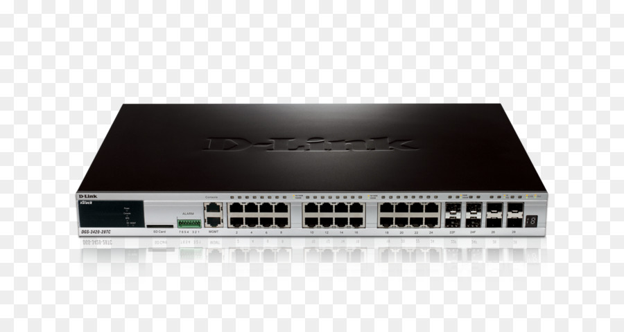 Small form-factor pluggable-transceiver Netzwerk-switch Gigabit-Ethernet-Port Stapelbaren switch - link aggregation