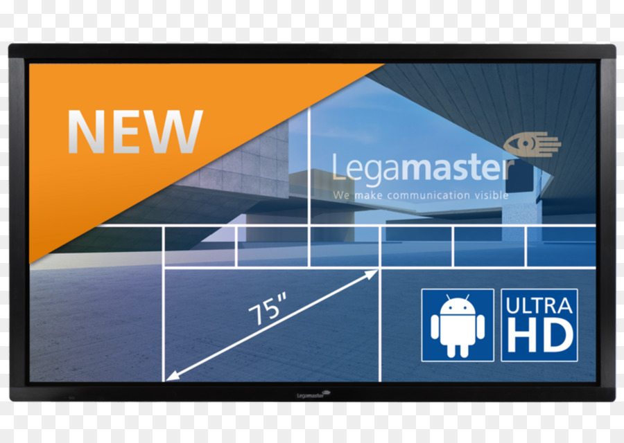 Ultra-high-definition-TV-Display-Auflösung Legamaster GmbH edding Legamaster e-Screen-XX