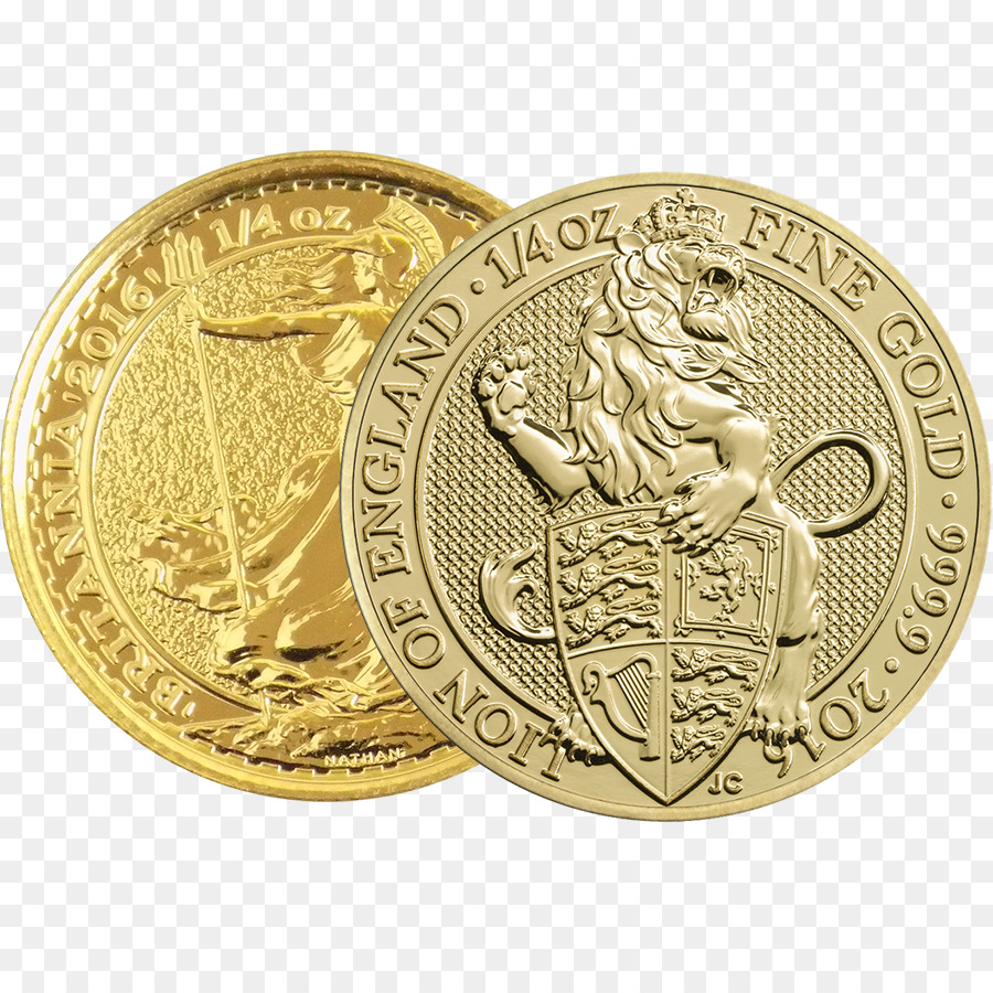 La Regina Bestie Regno Unito moneta d'Oro - Numismatica