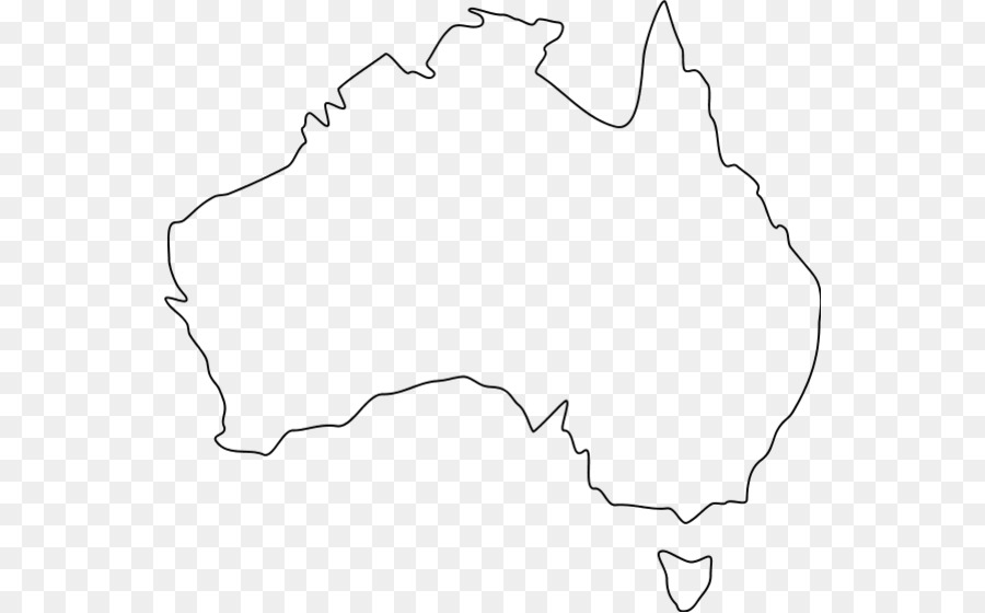 Australia Blank map mappa del Mondo Clip art - Australia