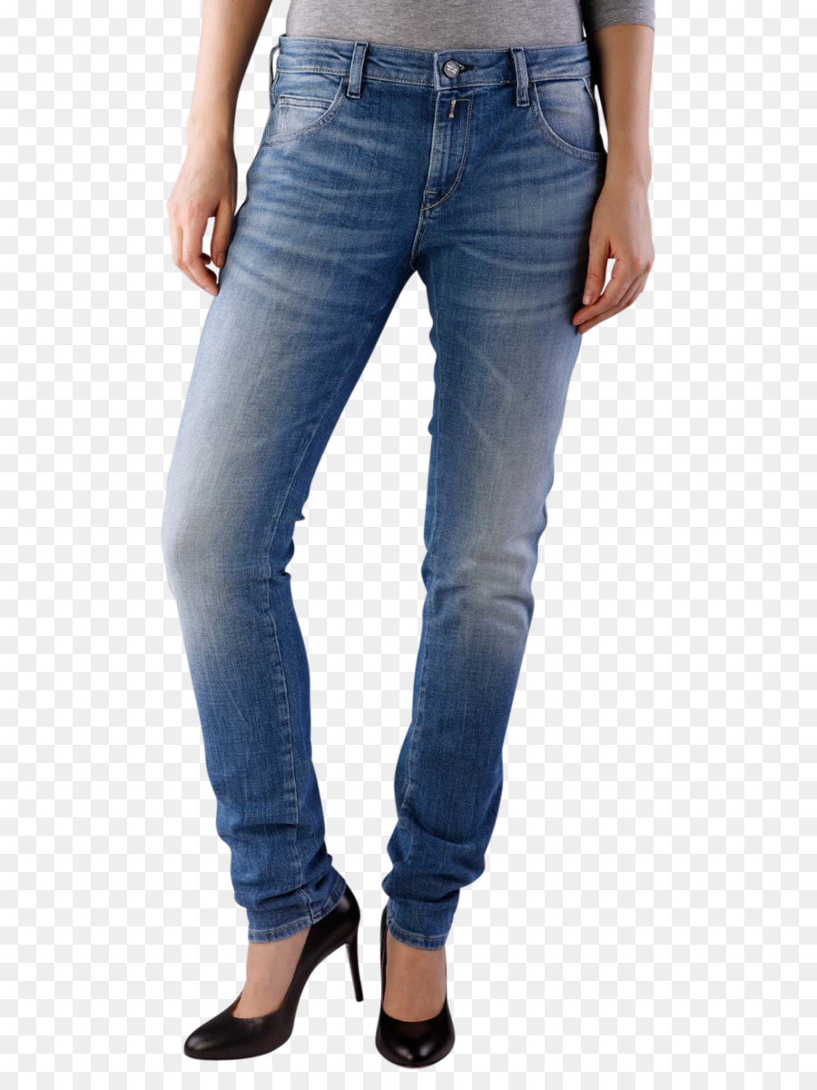 Jeans Di Lee In Denim Replay Abbigliamento - Pantaloni Slim fit