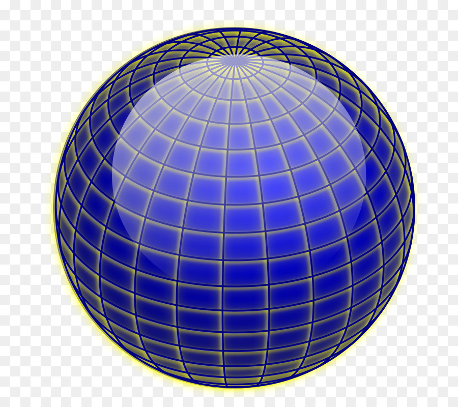 La computer grafica 3D Wire-frame modello tridimensionale dello spazio - palla