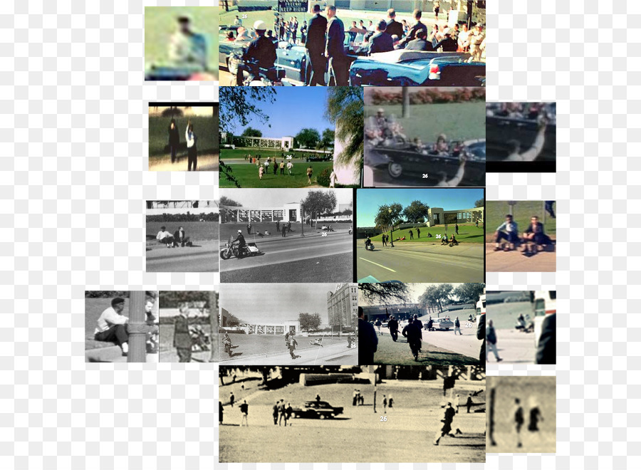 Collage Erholung Regenschirm-Mann John F. Kennedy - Collage