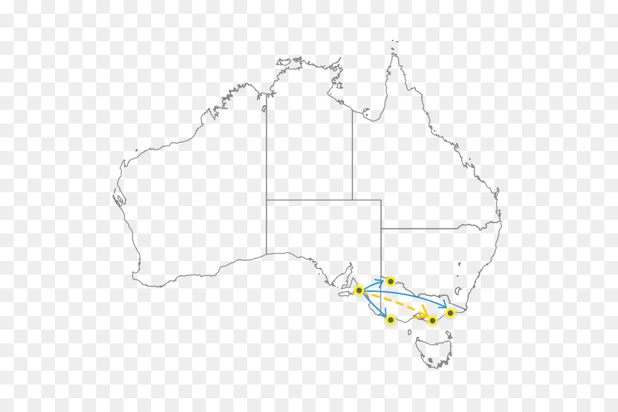 Australien Leere Karte des Geological Survey of Queensland Skala - Australien