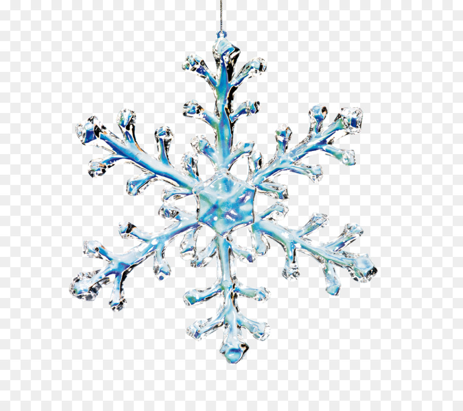Ornamento di natale Fiocco di neve albero di Natale Corpo Gioielli - fiocco di neve