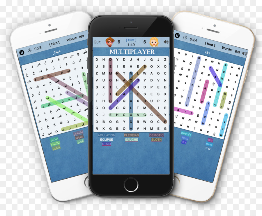 Telefono cellulare Smartphone Parola di Ricerca Multilingue - Crossword Puzzle di Ricerca di Parola Multiplayer - smartphone
