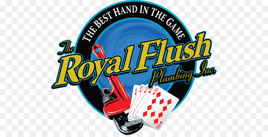 Royal Flush Idraulico Idraulico Logo Brand - Scala reale