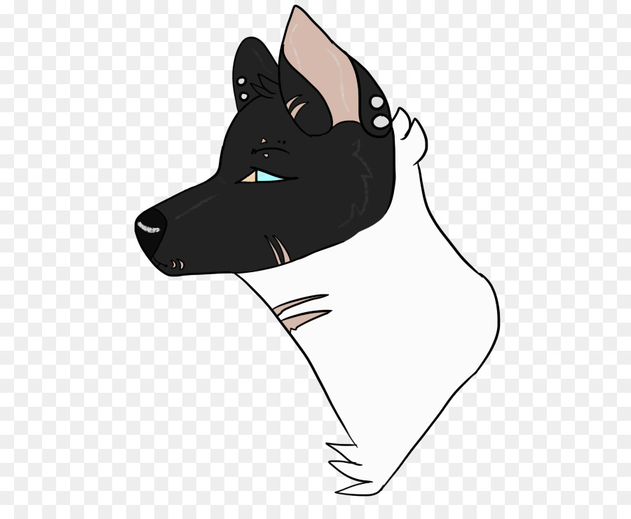Hund Katze Weiße Kopfbedeckung Clip art - Katze