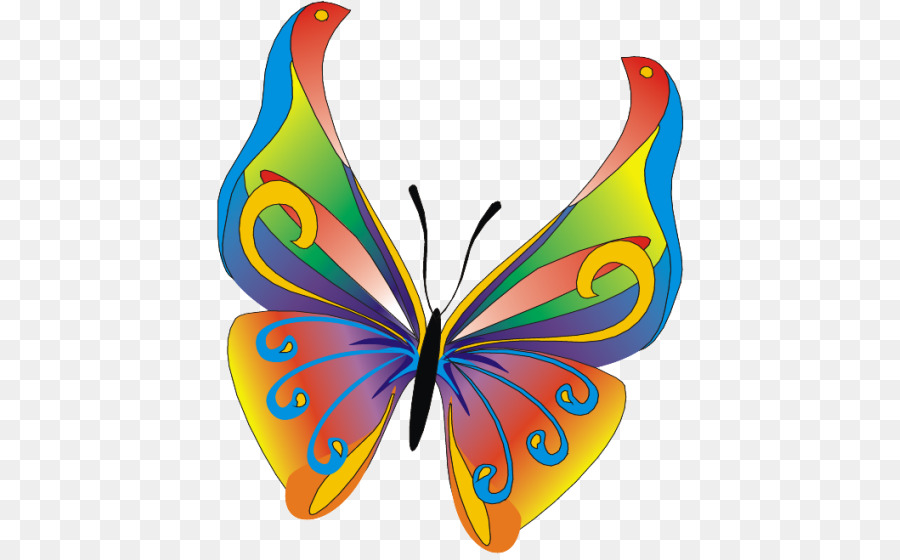 Papillon Hund, Schmetterling, Clip art - Schmetterlings Erbsen Blume