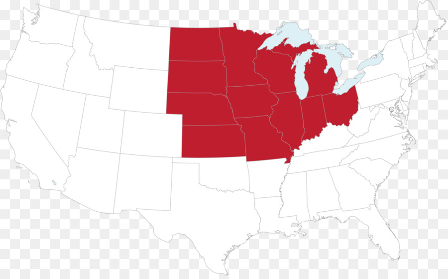 Indiana, Ohio, Illinois, In Arizona, Michigan - mappa