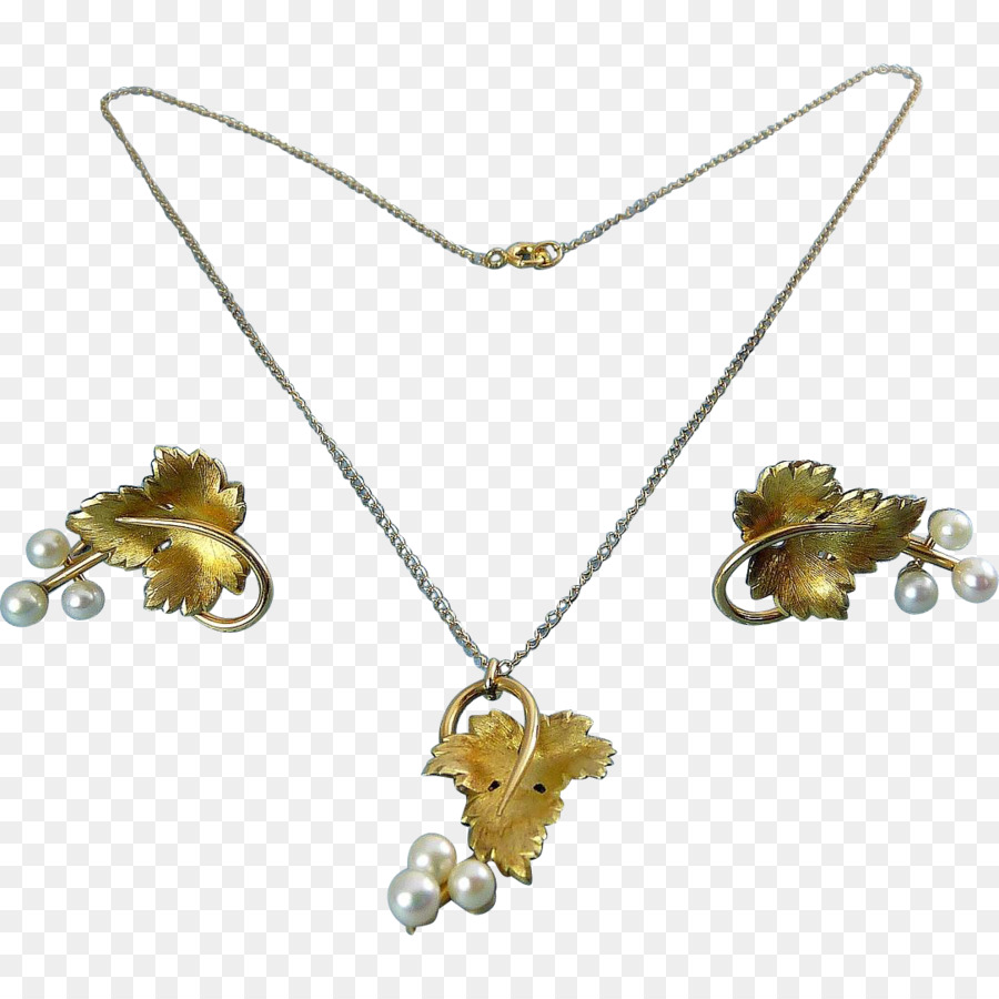 Ciondoli e Pendenti Orecchino d'Oro pieno di gioielli Collana di Gioielli - collana