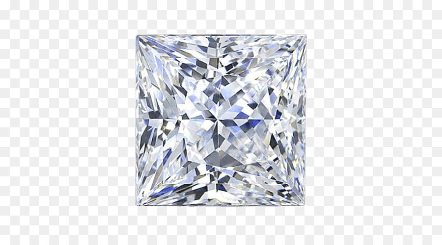 Princess cut Diamond cut Charms & Anhänger - Diamant