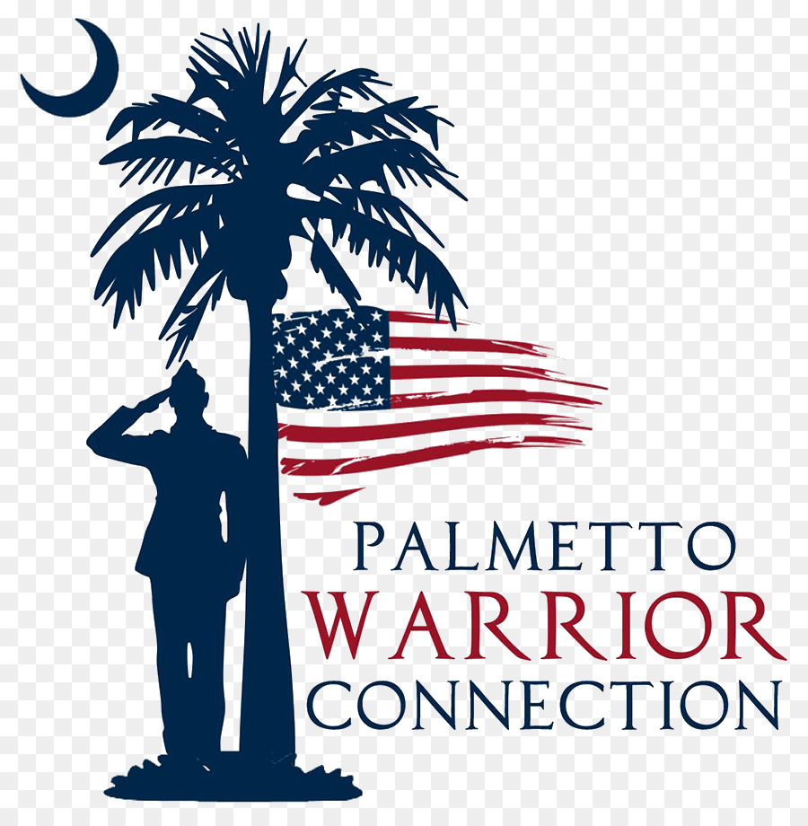 Palmetto Guerriero Connessione Palmetto Formazione (North Charleston) Logo Carolina Del Sud Lowcountry - Sabal Palm