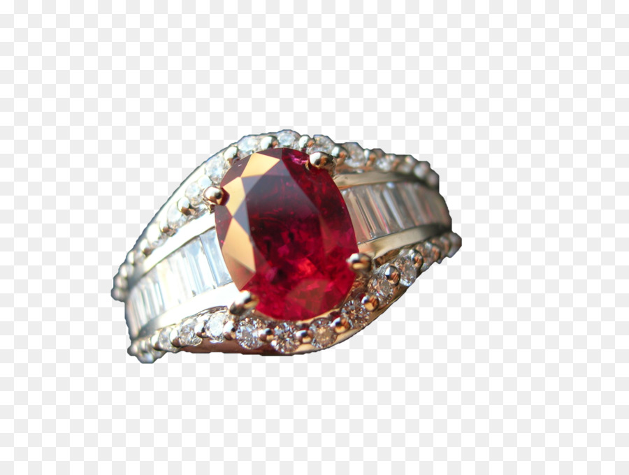 Ruby Engagement ring Schmuck Bijou - Rubin