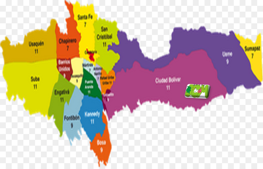 Karte von Cartagena Bevolkte plaats Namen Localidad - Anzeigen