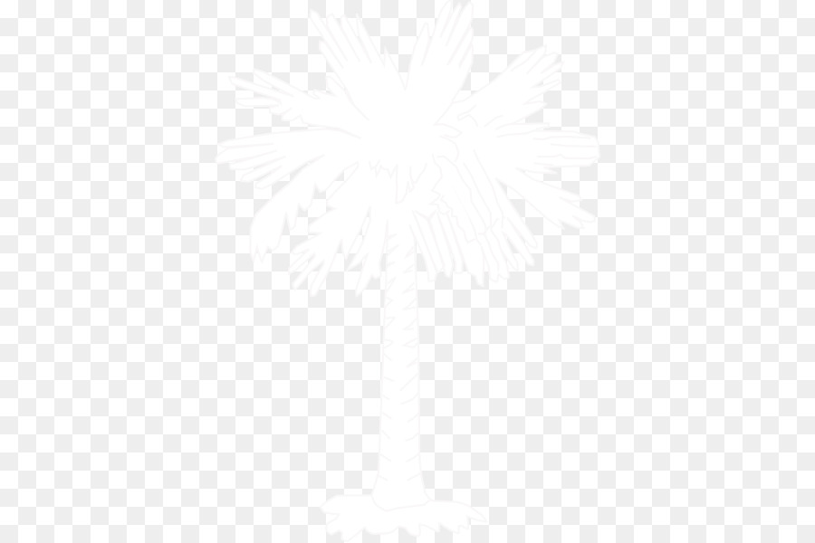 South Carolina White Tree State Flagge Linie - Sabal Palm