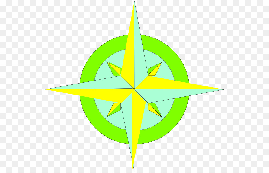 Kompass Clip art - Punkte des Kompass