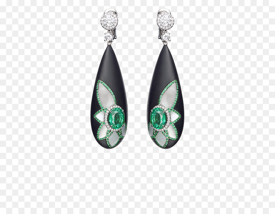 Ohrring Mit Smaragd-Schmuck Adler Charms & Anhänger - Smaragd