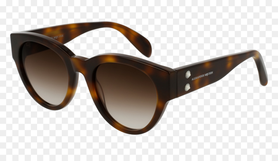 Sonnenbrille Brille Farbe Havanna - Alexander McQueen